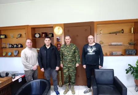 Τον ταξίαρχο Σ. Καλέτση συνάντησε η Ένωση Στρατιωτικών Ροδόπης