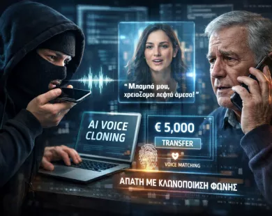 Ψηφιακή Εξαπάτηση 2.0: Κλωνοποίηση φωνής με τεχνητή νοημοσύνη και πρακτικές προστασίας