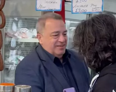 Στη Δημοτική Αγορά Κομοτηνής ο Ευριπίδης Στυλιανίδης για πασχαλινές ευχές