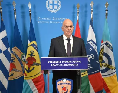 Μήνυμα ενότητας  και αποτρεπτικής ετοιμότητας  από τον Νίκο Δένδια