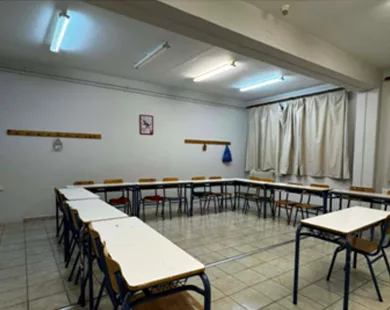 Ο Στρατός έβαψε χώρους του Σχολείου Δεύτερης Ευκαιρίας Σαπών