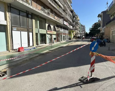 Κομοτηνή: «Στρώνεται» ο ποδηλατόδρομος στην Στ. Κυριακιδη 