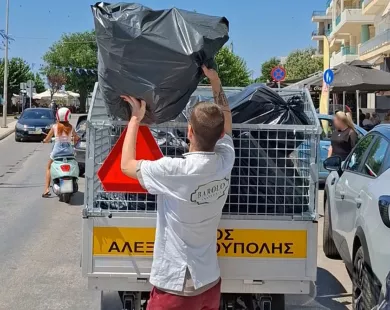 Εστίαση: Πρόγραμμα αποκομιδής απορριμμάτων πόρτα-πόρτα ξεκίνησε ο Δήμος Αλεξανδρούπολης