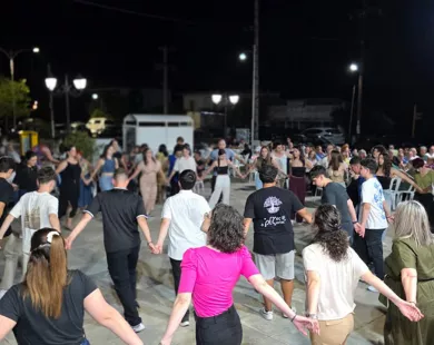 Ζωντάνια και χορός  στο πανηγύρι  της Μεσσούνης