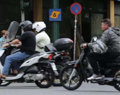 ΑΜΘ: 32 κλήσεις για μη χρήση  κράνους σε μία εβδομάδα