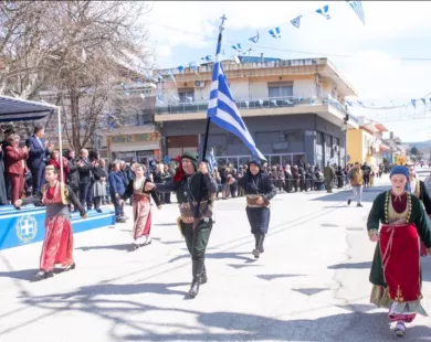 Εικόνες από την παρέλαση σε Σάπες και Ξυλαγανή