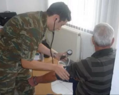 Στρατιωτικό ιατρικό κλιμάκιο στο Αγίασμα