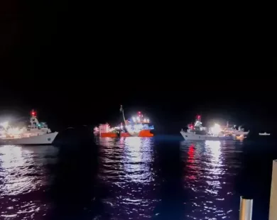 Υπουργείο Ναυτιλίας: Σε διεθνή ύδατα, όχι εντός ελληνικών χωρικών υδάτων, τα τουρκικά σκάφη