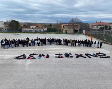 Τέμπη «Δεν ξεχνώ» - Το μήνυμα του Λυκείου Αβδήρων Ξάνθης