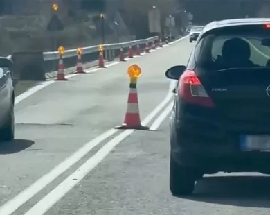 Επείγουσες εργασίες στον κάθετο άξονα, εξαιρετικά επικίνδυνη η καθίζηση – ΝΕΟ ΒΙΝΤΕΟ