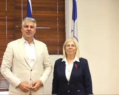 Εθιμοτυπική συνάντηση Χτ. Τοψίδη – Ζ. Κοσμίδου