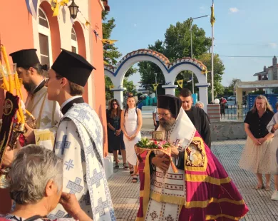 Λείψανα των Πέντε Νεομαρτύρων Σαμοθράκης και Μάκρης υποδέχτηκε το Θρυλόριο