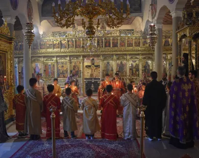 Σύναξη παίδων στον Μητροπολιτικό Ναό Κοιμήσεως της Θεοτόκου