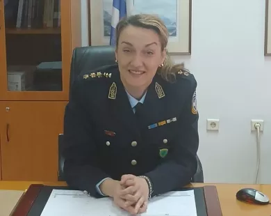 Η Ιωάννα Ντικούδη νέα διευθύντρια στη Σχολή Δοκίμων Αστυφυλάκων Κομοτηνής