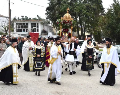 Παλλάδιο: Πανηγυρική υποδοχή της εικόνας Παναγίας «Γιάτρισσας» - ΕΙΚΟΝΕΣ