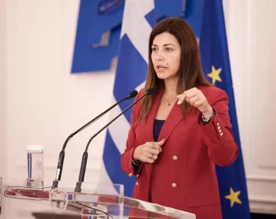 Σοφία Ζαχαράκη: Κοινή η μάχη για να «σπάσουμε» την κουλτούρα της βίας στα σχολεία