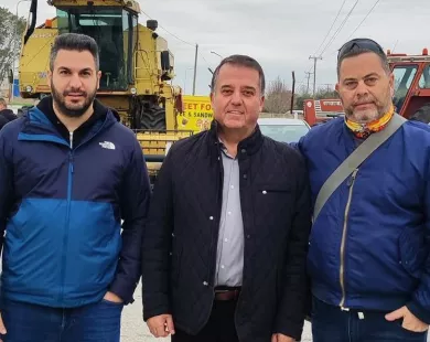 Στήριξη Ταπατζά στην κινητοποίηση των αγροτών