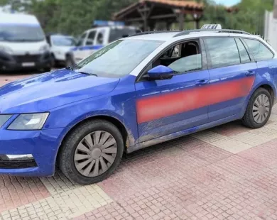 Ροδόπη: Μετέφεραν μη νόμιμους μετανάστες με κλεμμένο ταξί από την Θεσσαλονίκη