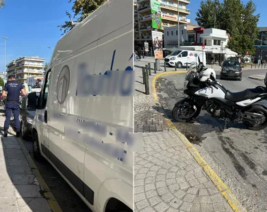 Κλήσεις μοίρασε η Τροχαία στην οδό Σισμάνογλου