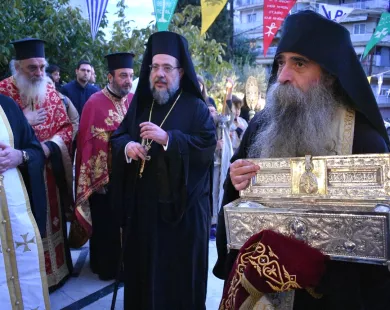 Η Κομοτηνή υποδέχτηκε λείψανο της Αγίας Μεγαλομάρτυρος Αναστασίας