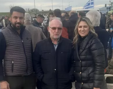 Ντ. Χαριτόπουλος από μπλόκο: «Ξεκάθαρη στήριξη στον δίκαιο αγώνα των αγροτών»