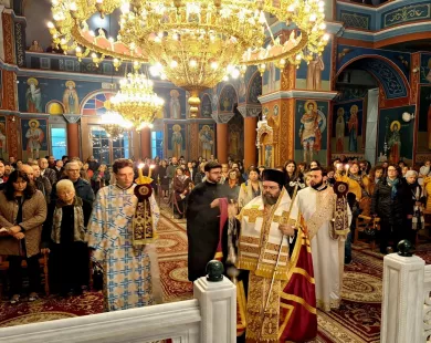 Σε κλίμα κατάνυξης η Γ΄ Στάση των Χαιρετισμών στη Μητρόπολη Μαρωνείας και Κομοτηνής