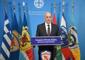 Μήνυμα ενότητας  και αποτρεπτικής ετοιμότητας  από τον Νίκο Δένδια