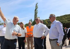Σήμα έναρξης του εμβληματικού αρδευτικού έργου Νέστου, έδωσε ο υπουργός Αγροτικής Ανάπτυξης