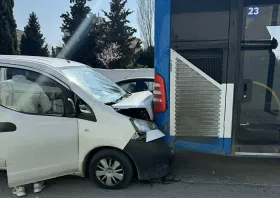 Κομοτηνή: Τρακάρισμα αστικού λεωφορείου με φορτηγάκι