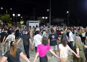 Ζωντάνια και χορός  στο πανηγύρι  της Μεσσούνης