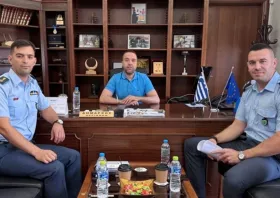 Τον νέο διοικητή του Α.Τ. Αρριανών υποδέχτηκε ο δήμαρχος Ερδέμ Χουσεΐν
