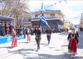 Εικόνες από την παρέλαση σε Σάπες και Ξυλαγανή