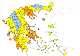 Υψηλός κίνδυνος πυρκαγιάς σήμερα Πέμπτη στη Ροδόπη
