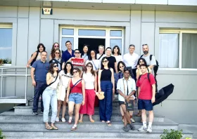 Ιταλοί φοιτητές στην Ποτοποιία  Οινοποιία Θράκης