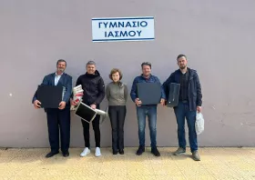 ΔΕΜΠ: Δωρεά υπολογιστών στο Γυμνάσιο Ιάσμου