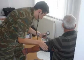 Στρατιωτικό ιατρικό κλιμάκιο στο Αγίασμα
