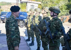 Το Δ’ Σώμα Στρατού επιθεώρησε ο αρχηγός του Γενικού Επιτελείου Στρατού
