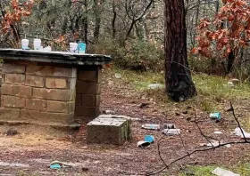 Κυριακάτικα… σκουπίδια στο δάσος της Νυμφαίας – ΒΙΝΤΕΟ