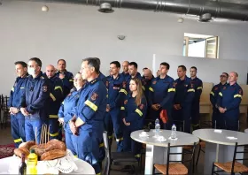 Η Πυροσβεστική τίμησε τους Αγίους Τρεις Παίδες εν Καμίνω