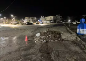 Το πέρασμα της κακοκαιρίας από το Φανάρι – ΒΙΝΤΕΟ