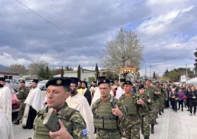Περιφορά επιταφίου στα Δημοτικά κοιμητήρια Κομοτηνής