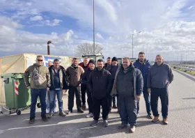 Τη βασιλόπιτά του έκοψε το μπλόκο Κομοτηνής