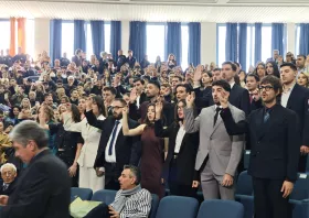 Συγκίνηση και χαμόγελα στη διπλή ορκωμοσία Νομικής Κομοτηνής – ΒΙΝΤΕΟ