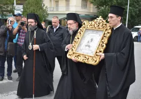 Στη Θεσσαλονίκη η εικόνα Παναγίας Φανερωμένης Βαθυρρύακος από την Αίγειρο