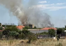Υπό μερικό έλεγχο η φωτιά στον Πολύανθο