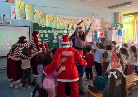Το Santa Run στα σχολεία της Κομοτηνής