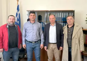 Παρεμπόριο: Με τον νέο προϊστάμενο του Τελωνείου Κομοτηνής Γ. Νικολαϊδη συναντήθηκε ο Θ. Σαββάκης