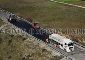 Κάθετος Άξονας: Σε εξέλιξη οι «βαριές» εργασίες στην επικίνδυνη καθίζηση – ΒΙΝΤΕΟ
