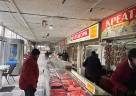 Υποτονική η κίνηση  στη Δημοτική Αγορά Κομοτηνής την Τσικνοπέμπτη