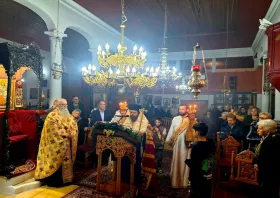 Η ακολουθία της Β΄ Στάσης των Χαιρετισμών προς την Υπεραγία Θεοτόκο στην Ιερά Μητρόπολη